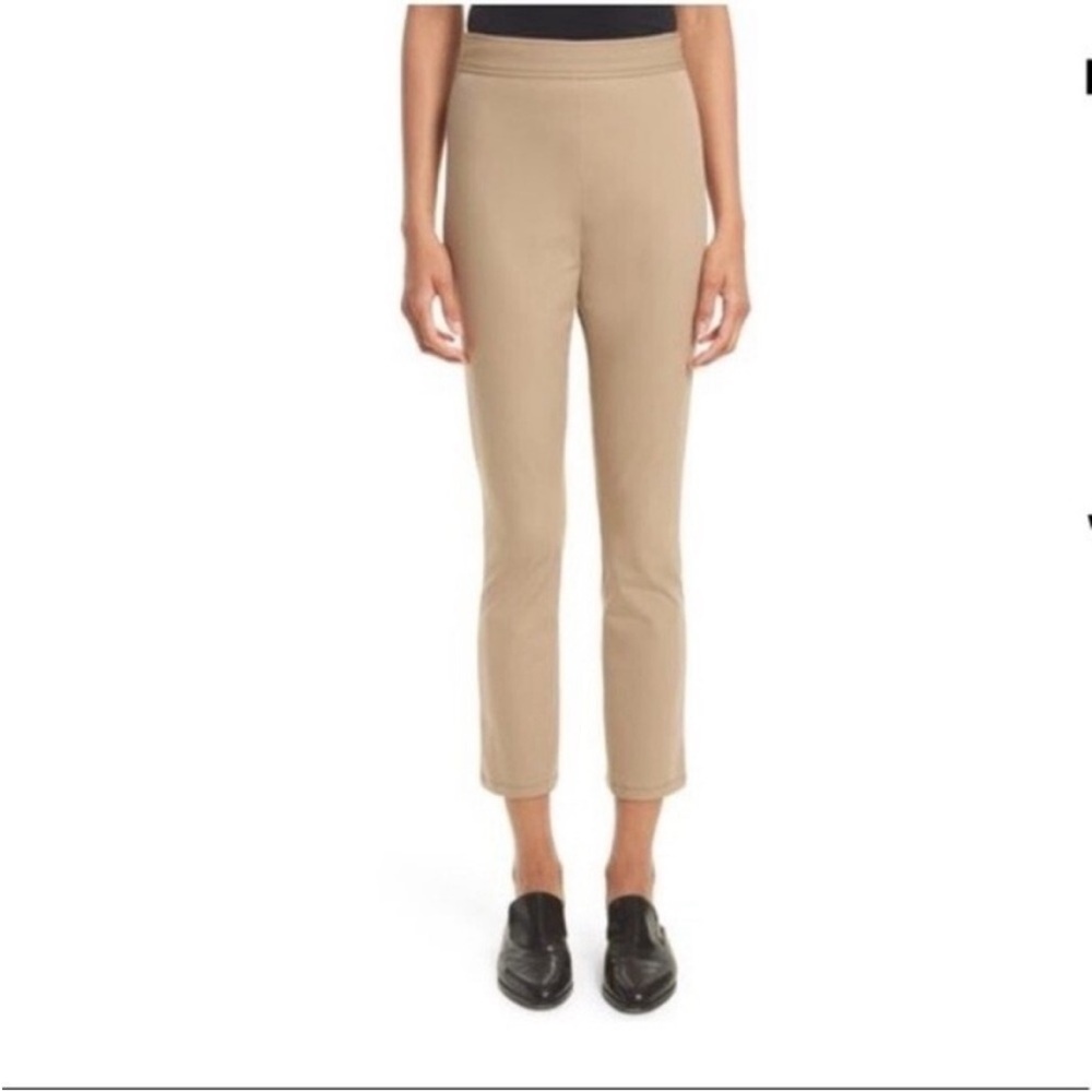 THEORY Bimsa Approach Ankle Straight Leg‎ Stretchy Pants in Sierra Beige 0 - Picture 2 of 13